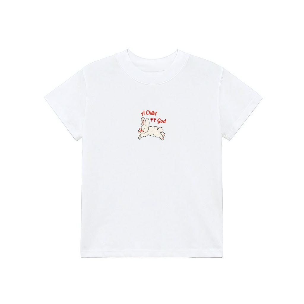 Áo Thun Baby Tee Form Fit Mẫu A Child God 2 Áo Thun Baby Tee Form Fit Mẫu A Child God - Ảnh 2