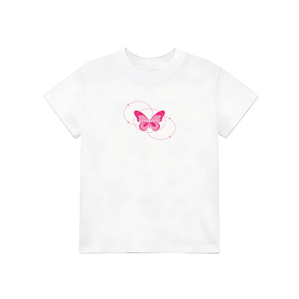 Áo Thun Babytee Nữ Bướm Hồng 8 Áo Thun Babytee Nữ Bướm Hồng - Ảnh 8
