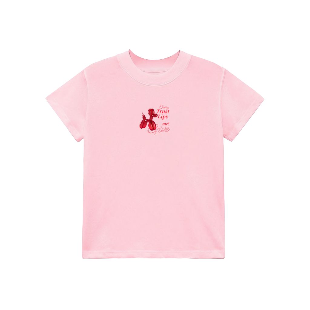 Áo Thun Baby Tee Trust Lips Me Hình Cherry 13 Áo Thun Baby Tee Trust Lips Me Hình Cherry - Ảnh 13