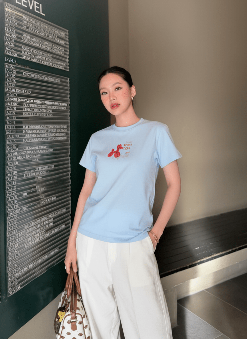 Áo Thun Baby Tee Trust Lips Me Hình Cherry 2 Áo Thun Baby Tee Trust Lips Me Hình Cherry - Ảnh 2