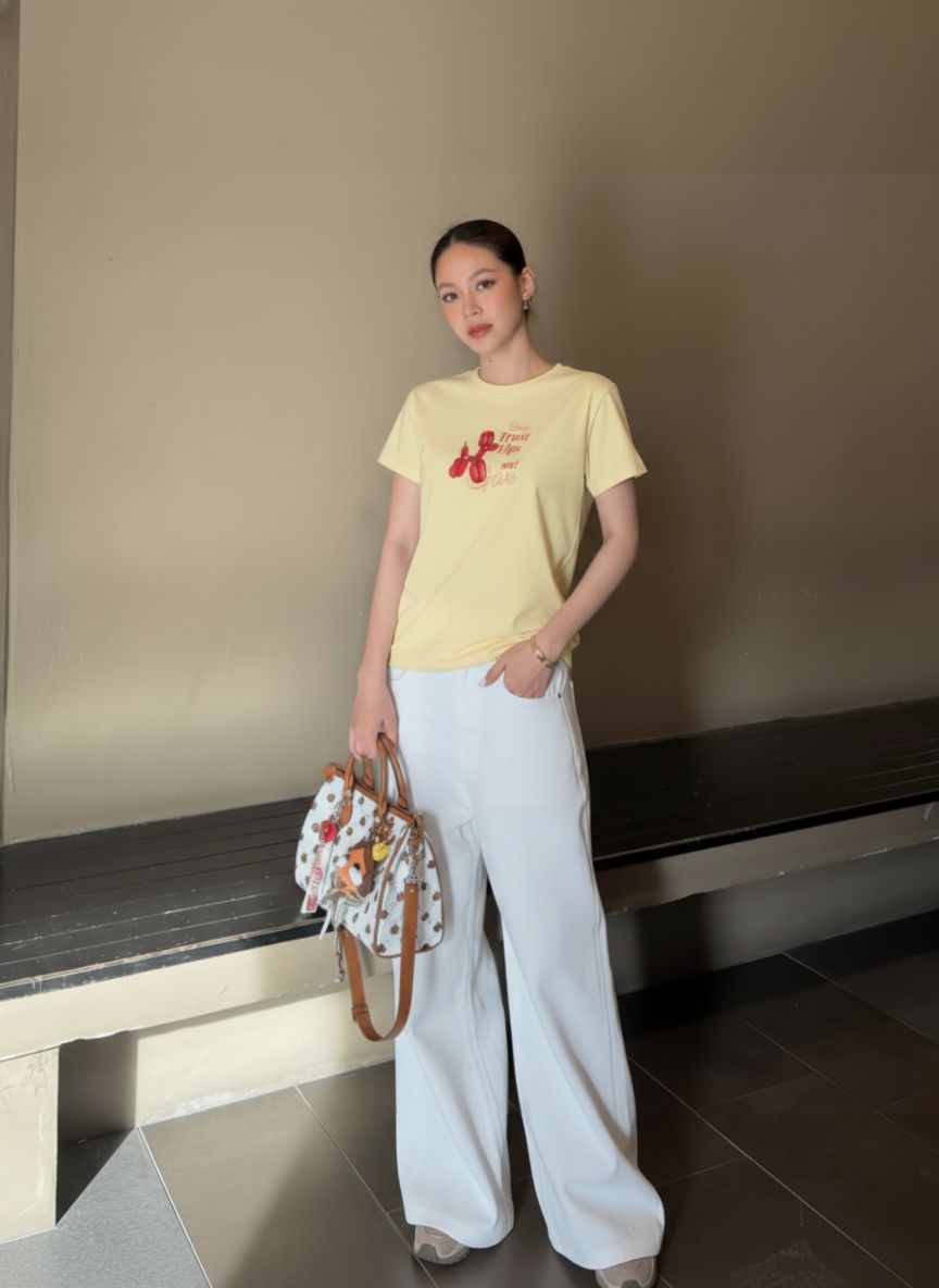 Áo Thun Baby Tee Trust Lips Me Hình Cherry 4 Áo Thun Baby Tee Trust Lips Me Hình Cherry - Ảnh 4