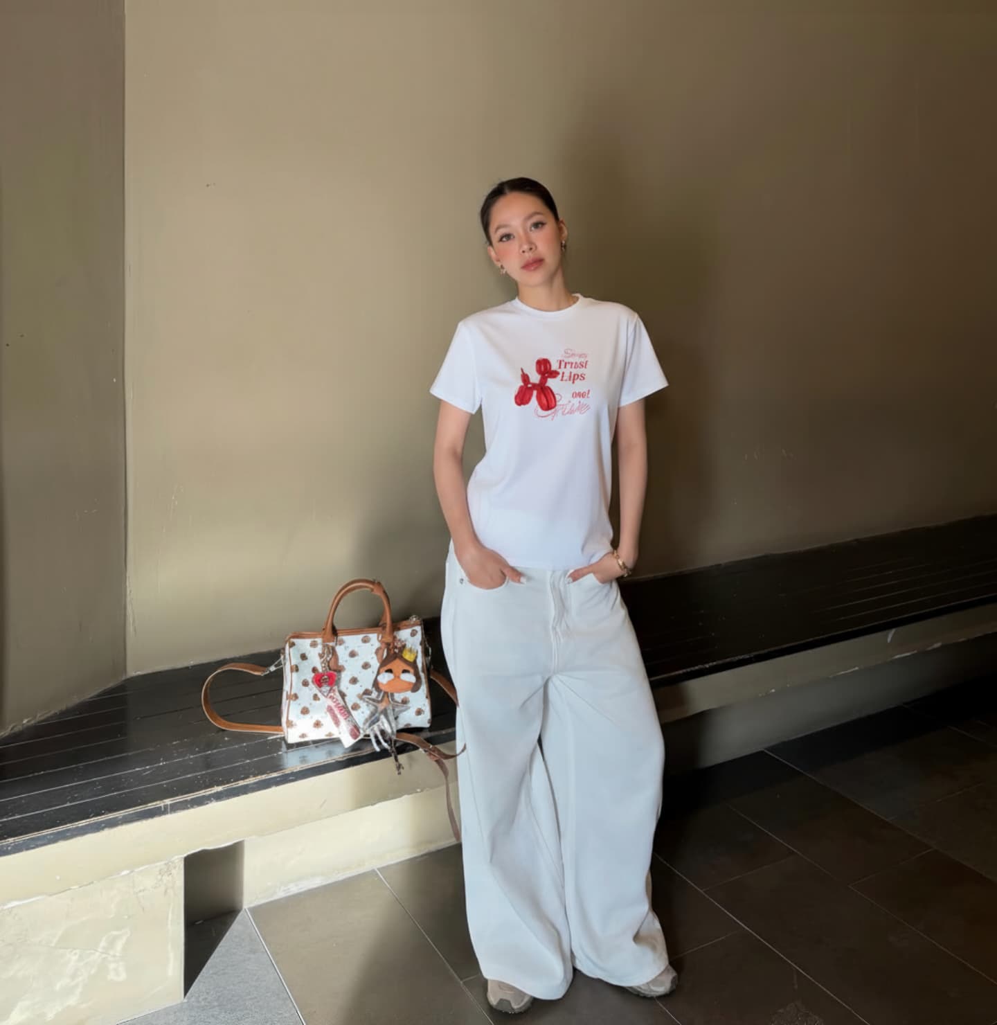 Áo Thun Baby Tee Trust Lips Me Hình Cherry 6 Áo Thun Baby Tee Trust Lips Me Hình Cherry - Ảnh 6