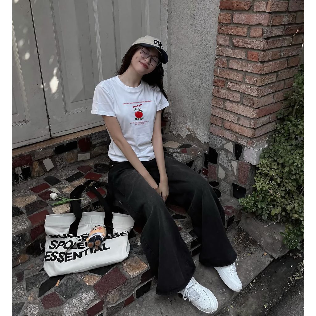 Áo Thun Babytee Nữ Call Him BaBy 1 Áo Thun Babytee Nữ Call Him BaBy