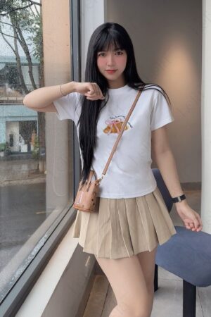 Áo Thun Babytee Nữ Croissants