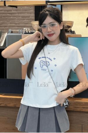 Áo Thun Babytee Nữ Lucky Dog