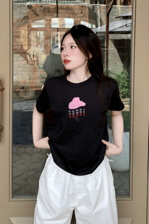 Áo Thun Babytee Mẫu Mũ Hồng