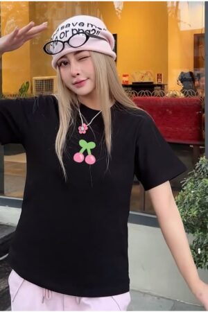 Áo Thun Babytee Nữ Pink Cherry