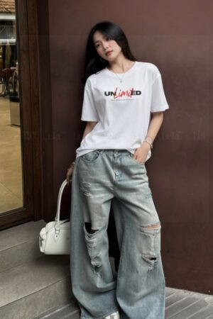 Áo Thun Unisex Cotton 2C Form Rộng Unlimited