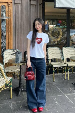 Áo Thun Babytee Girl In Red