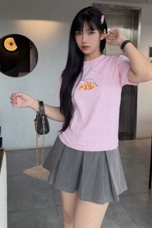 Alternative view of Áo Thun Babytee Nữ Croissants