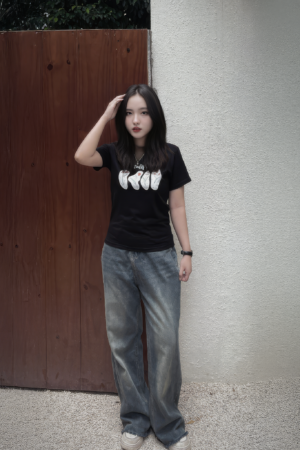 Áo thun Baby Tee hình hoa tylips