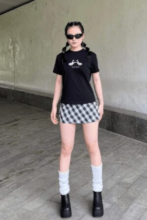 Áo Thun Babytee Nữ GOOSE BUMPS