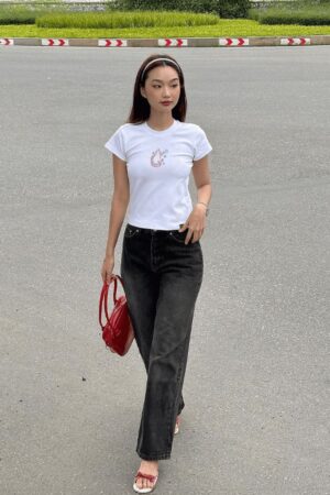 Alternative view of Áo Thun Babytee Nữ Mèo Con