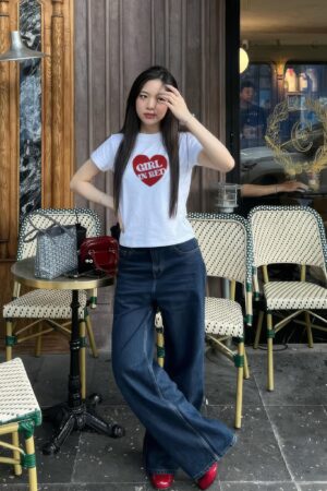 Alternative view of Áo Thun Babytee Girl In Red